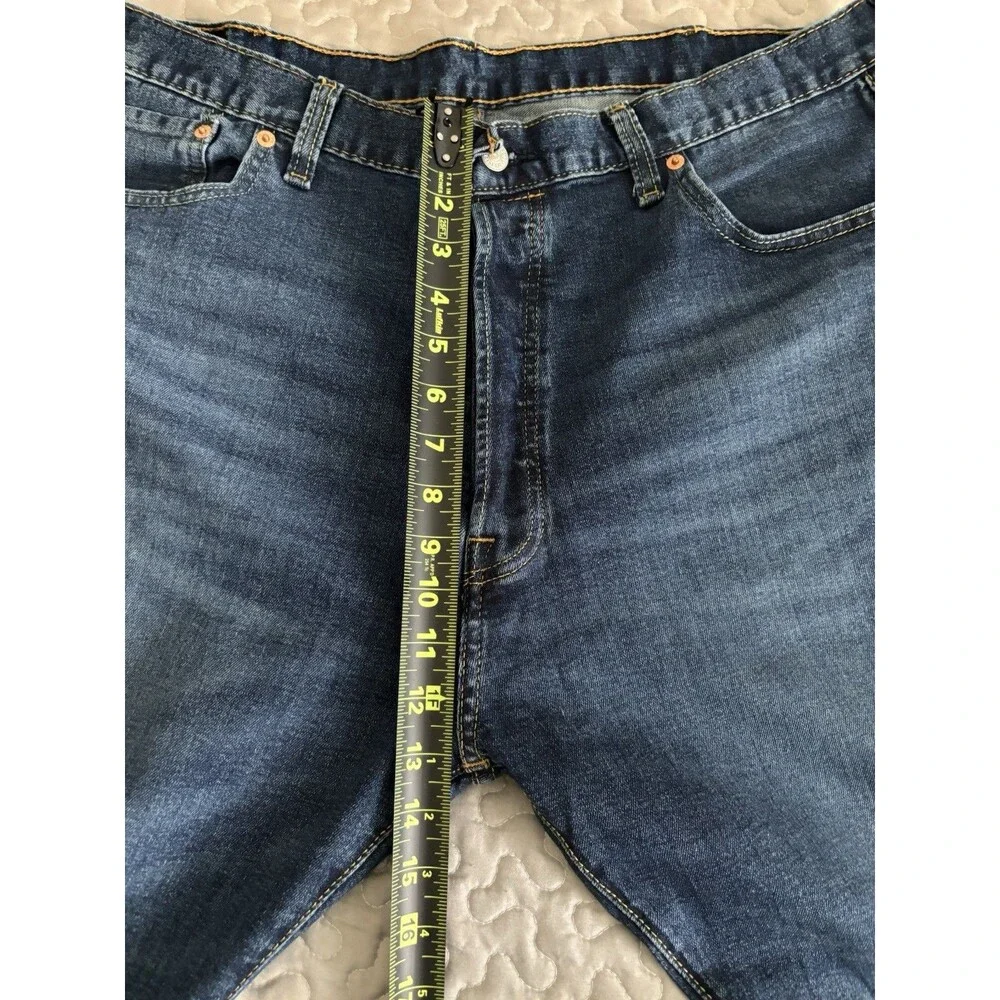 Levi’s 501 Original Fit Jeans Men’s W40 L34 Button Fly Dark Wash Actual 40x 33